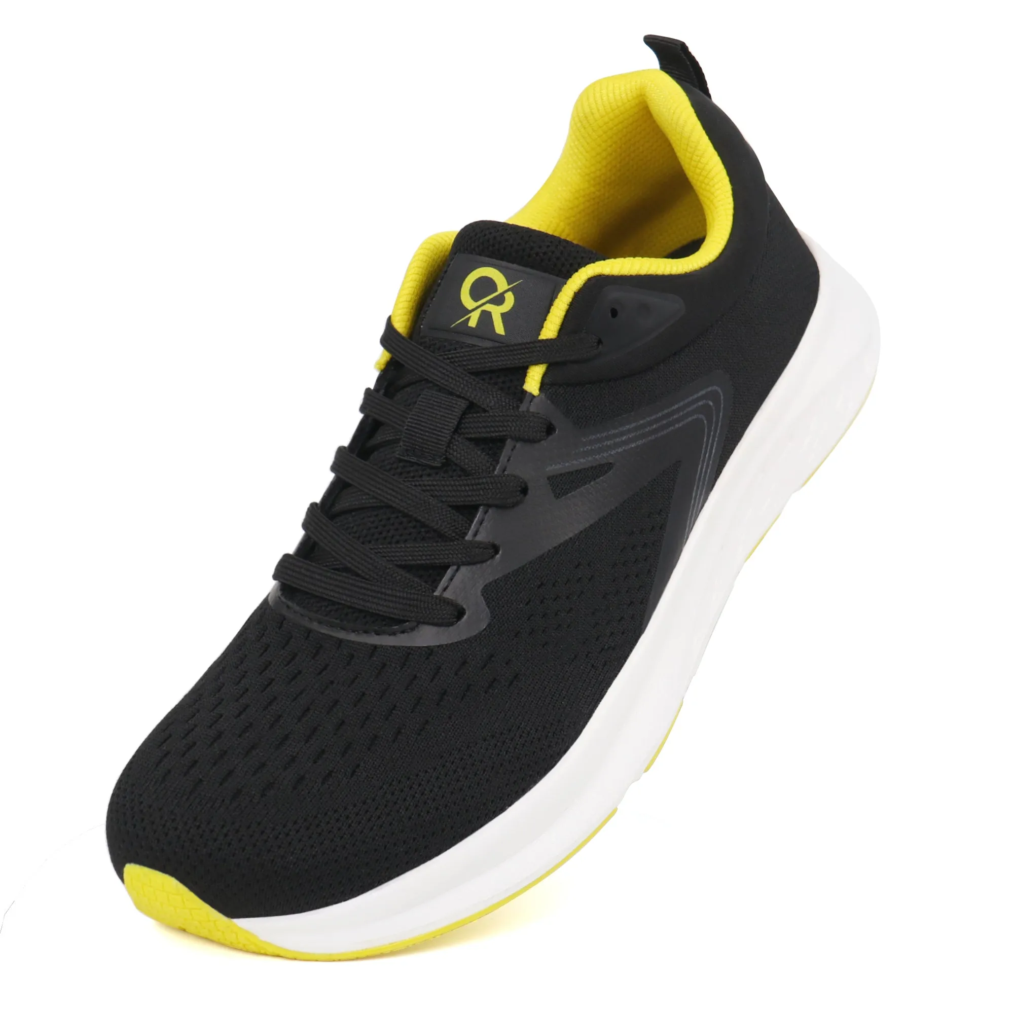 Stinky Running Shoes Black Sneakers Wide Toe Box-Isaac