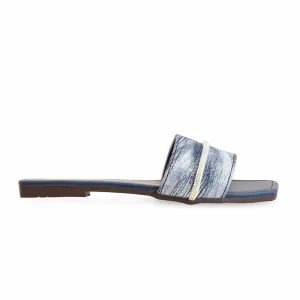 Blue Casual Slipper CL2027 Slippers Style