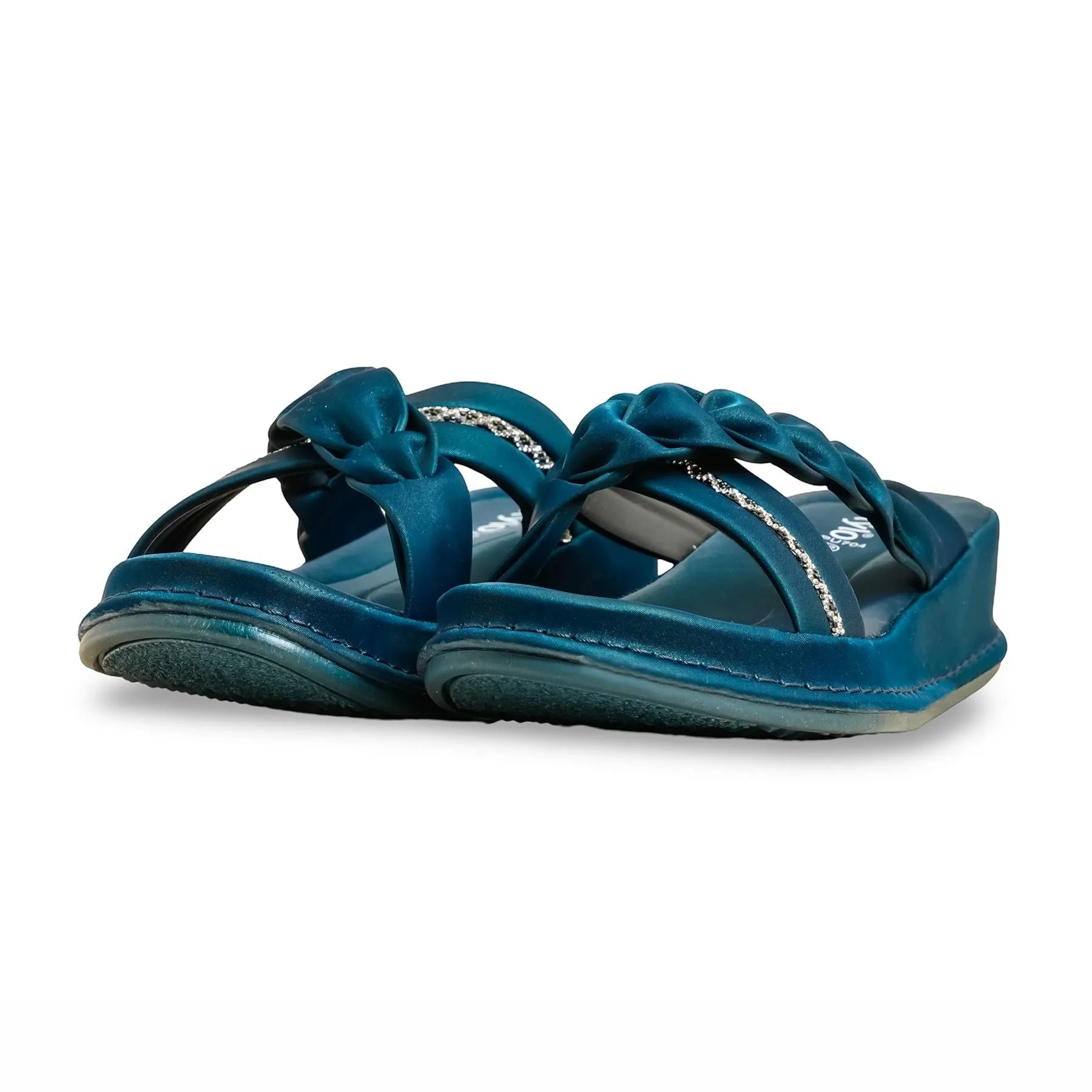Slippers Closed Toe Blue Formal Slipper LPU704