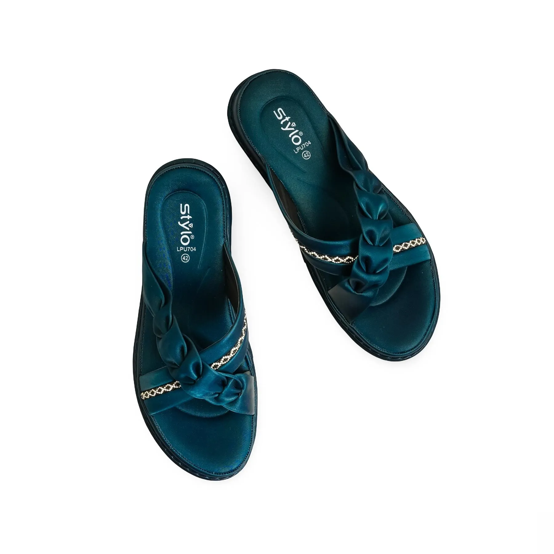 Slippers For The Microwave Blue Formal Slipper LPU704