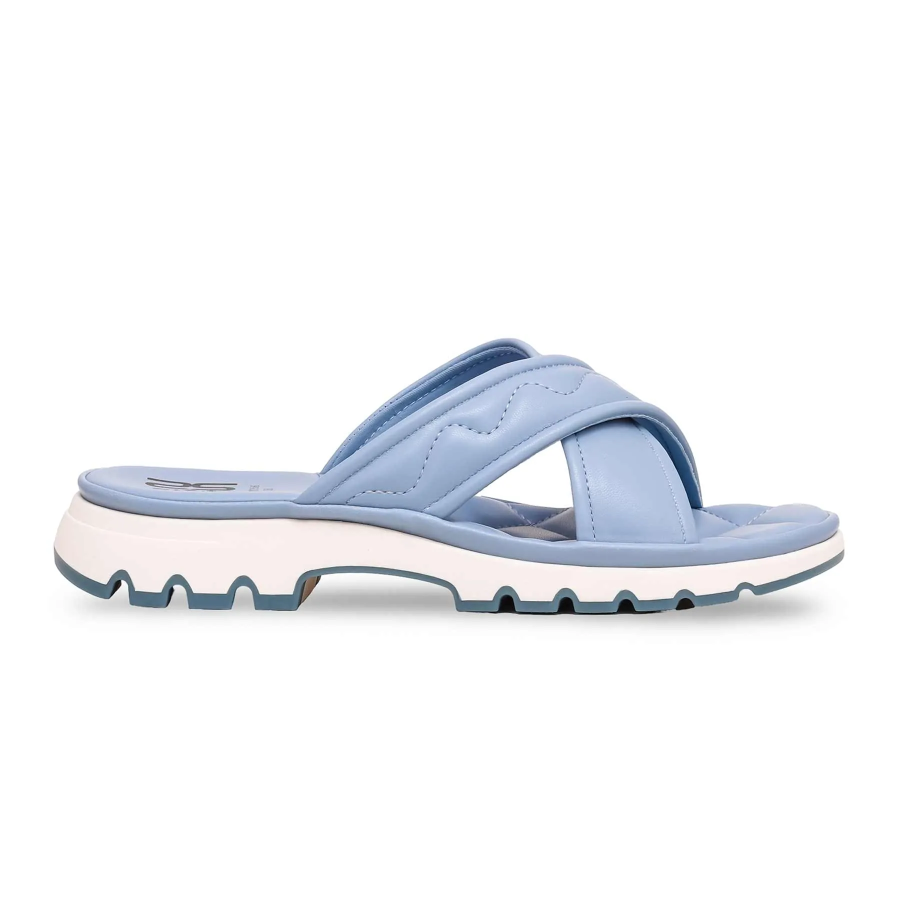 Blue Formal Slipper PU0356 Slide Slippers