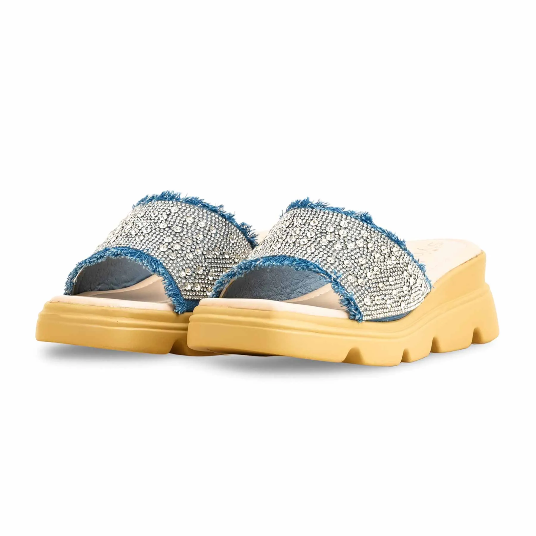Blue Formal Slipper PU0505