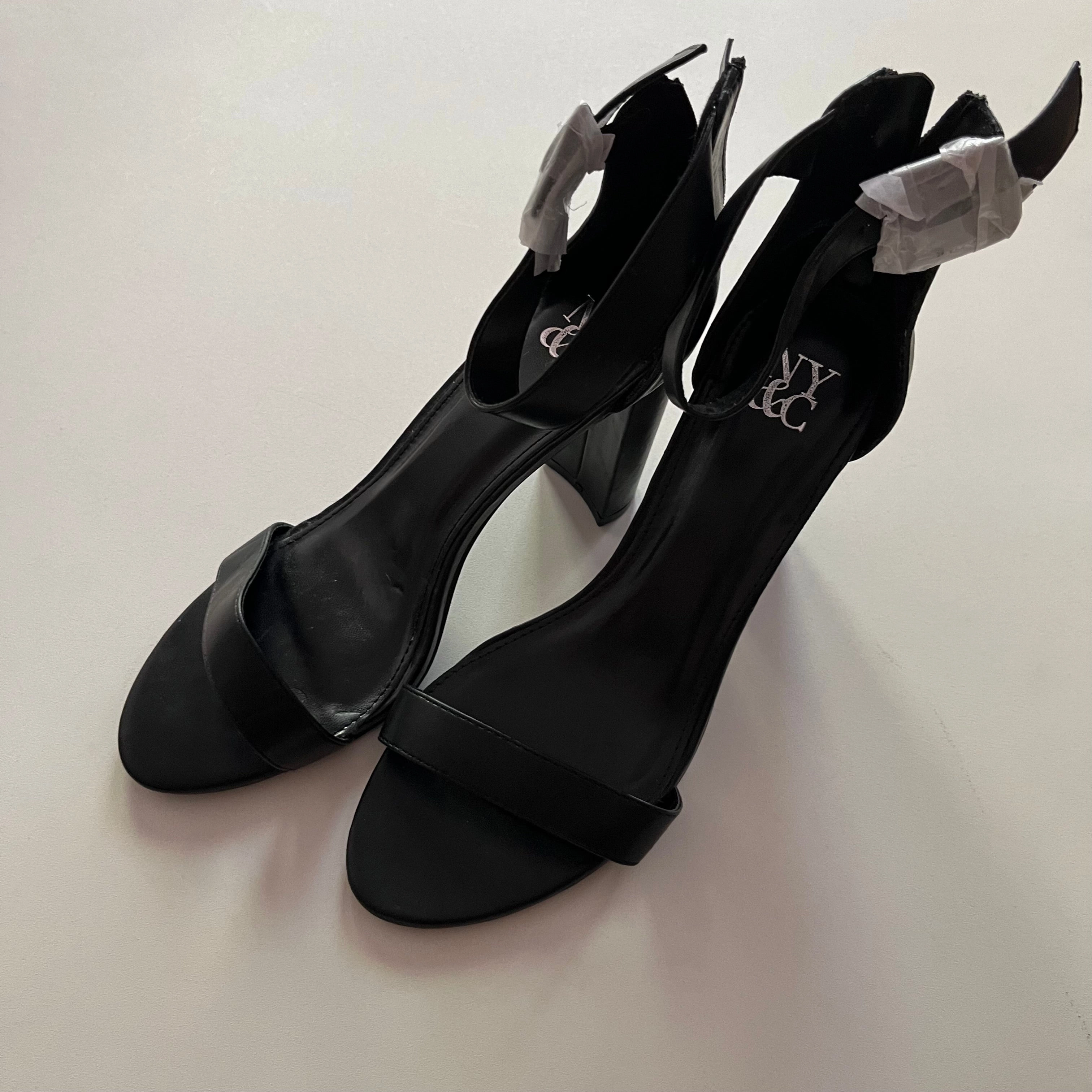 New Balance On Sale Men Shoes Heels Block By New York And Co In Black, Size: 8.5