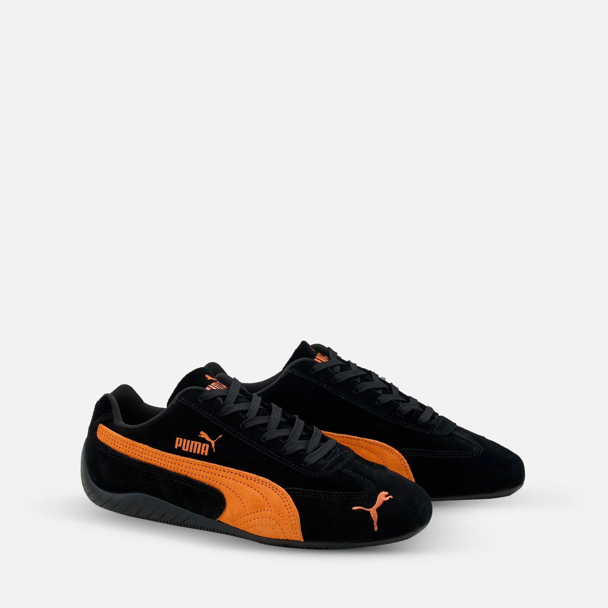 Puma Gs-fast Waterproof Spikeless Golf Shoes Speedcat OG PUMA Black | Rickie Orange