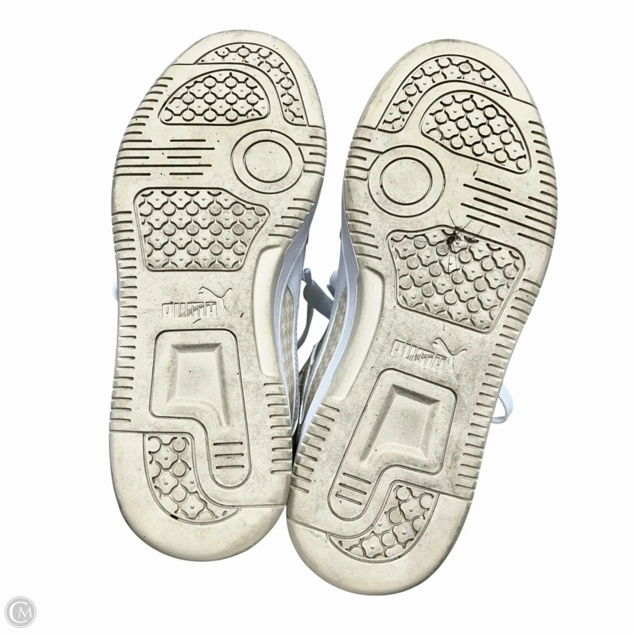 Shoes Sneakers By Puma In Tan & White, Size: 7 Puma Cell Running Shoes