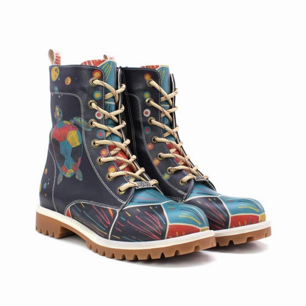 Long Boots TFB1028 Knee High Boots Goth