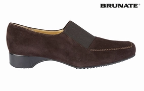 Streetwear Loafers Br Band Brown Suede
