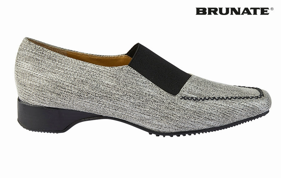 Flatform Loafers Br Band Silver