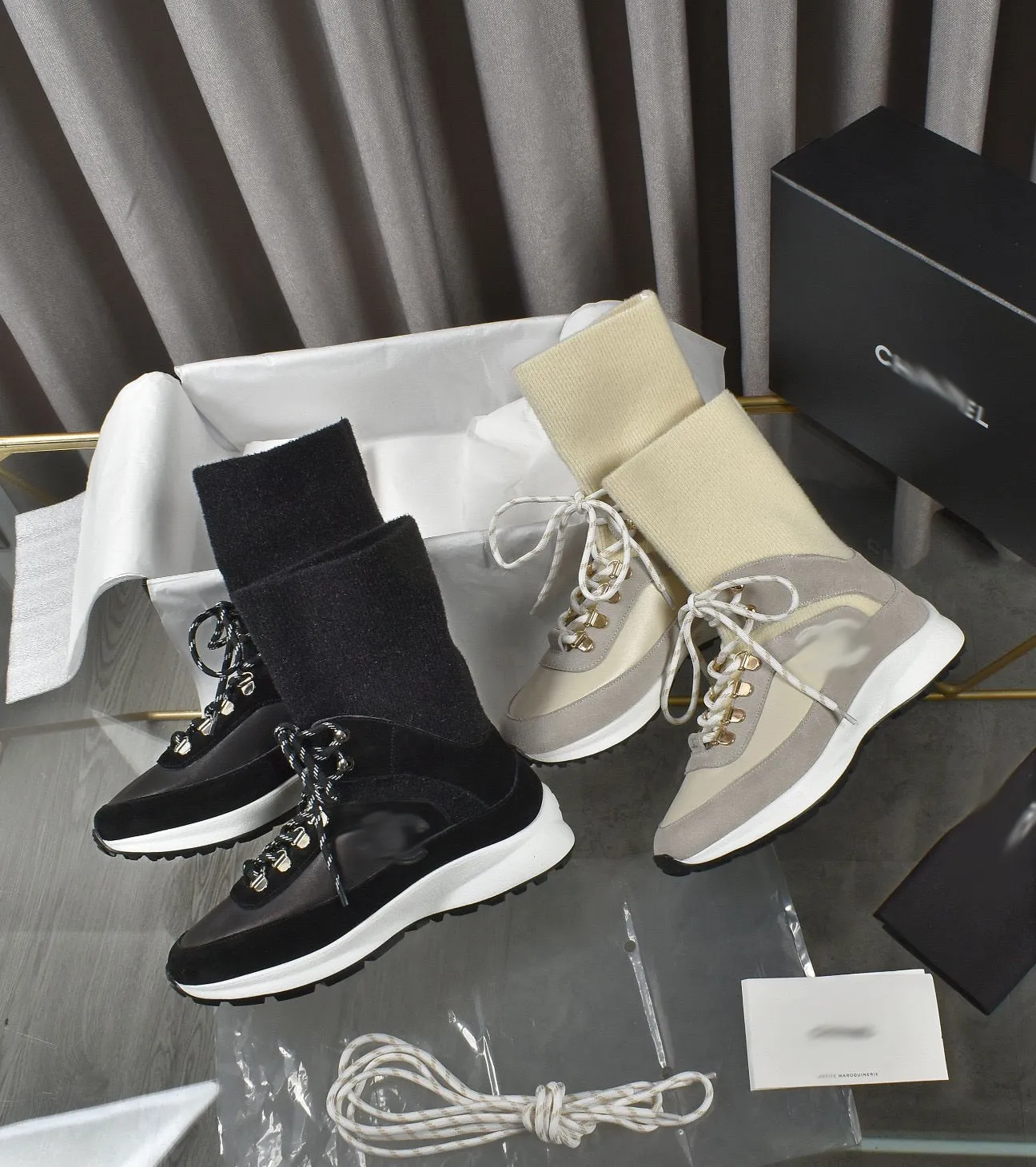 SE640  Size 5-11 Leather Boots Knee High