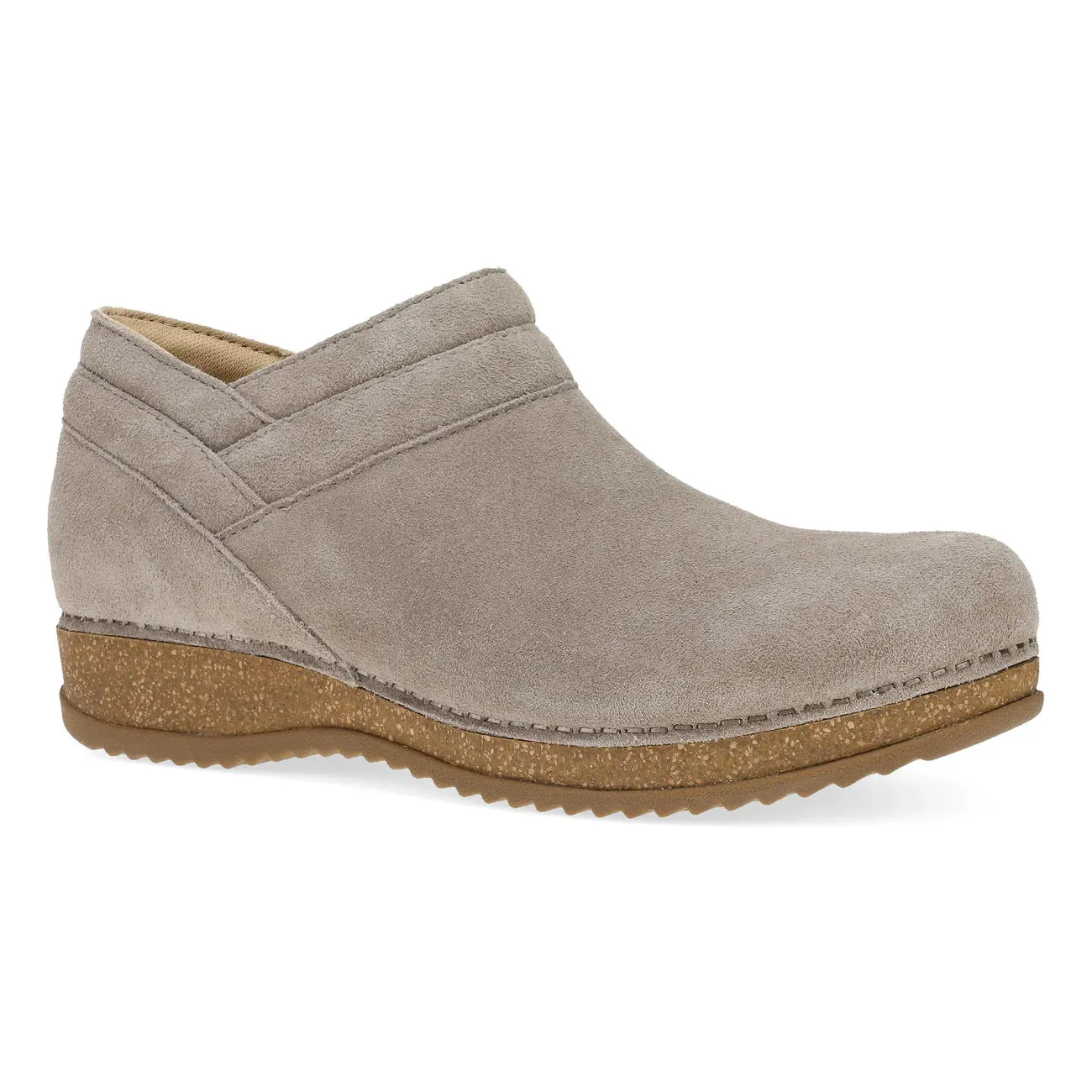 DANSKO MURIEL - TAUPE SUEDE Denim Ankle Boots