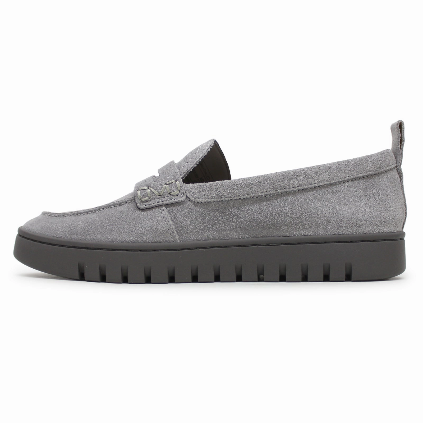 Vionic Uptown Suede Women's Slip On Light Grey Shoes Mk Loafers