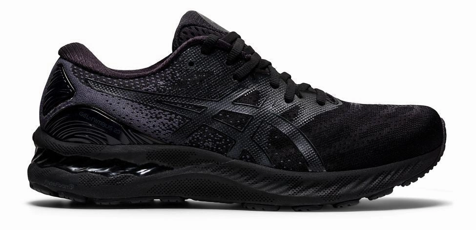 Asics Shoes Gel Kayano 22 Men's Asics Gel-Nimbus 23, Black/Black, 10.5 D Medium