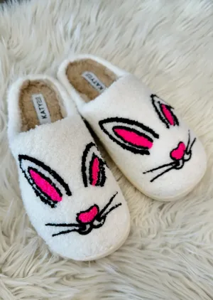 Christmas Slides Bunny Face Slippers