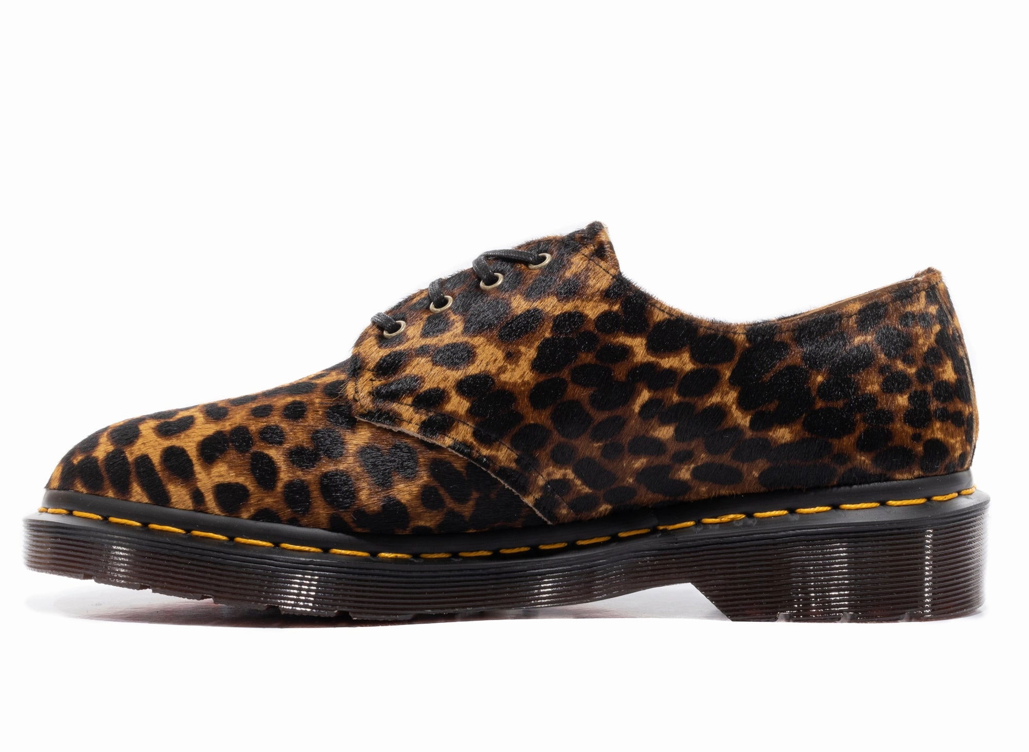 Thistle Piper Ghillie Brogues Dr. Martens Smiths Hair On Leopard Print