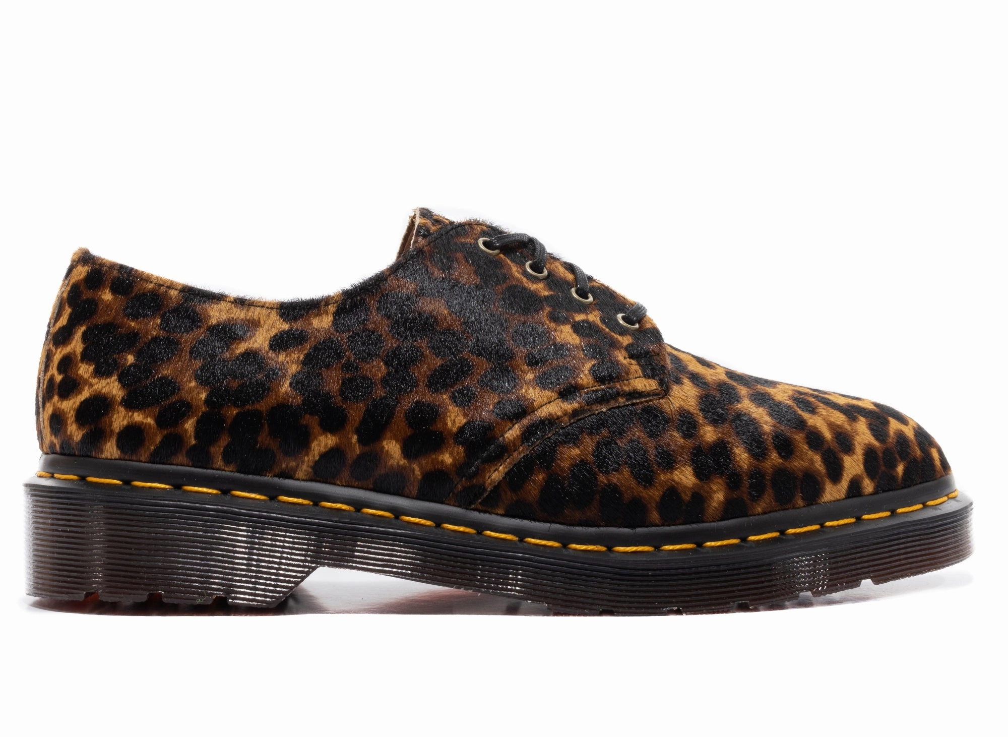 Low Heel Brogues Dr. Martens Smiths Hair On Leopard Print
