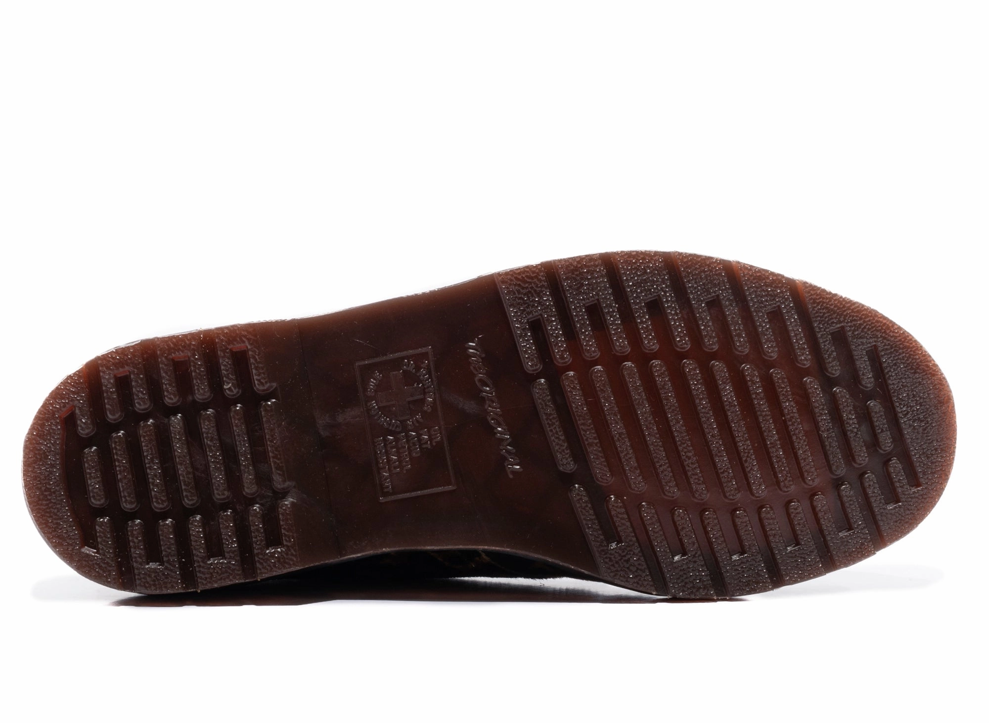 Monolith Brogues Dr. Martens Smiths Hair On Leopard Print