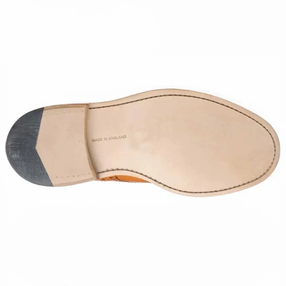 Tricker's James Penny Loafers - Mens Shoes - Espresso Pewter Loafers