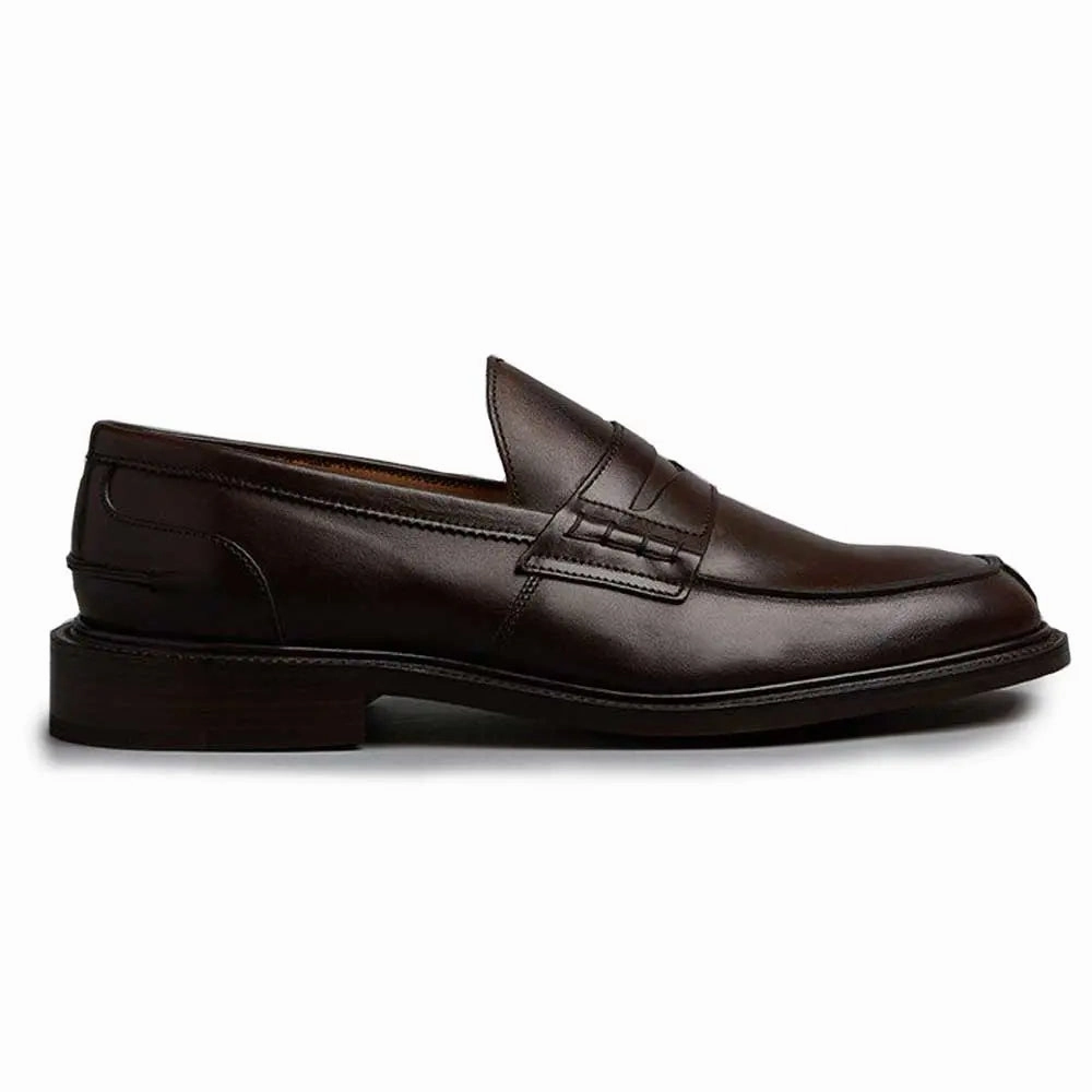 Tricker's James Penny Loafers - Mens Shoes - Espresso Ladies Soft Leather Loafers