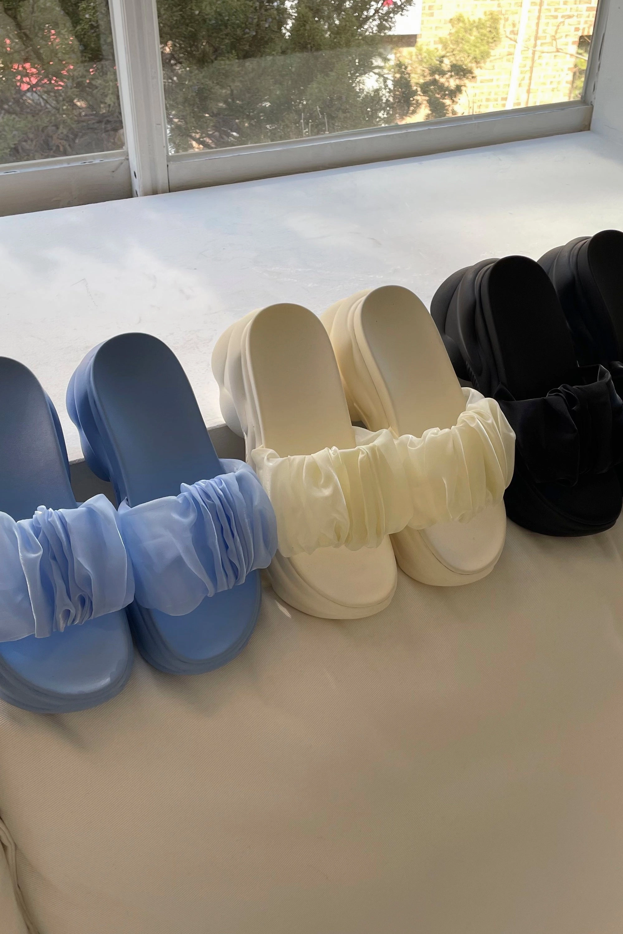 Carly Platform Slippers Steel Toed Slippers