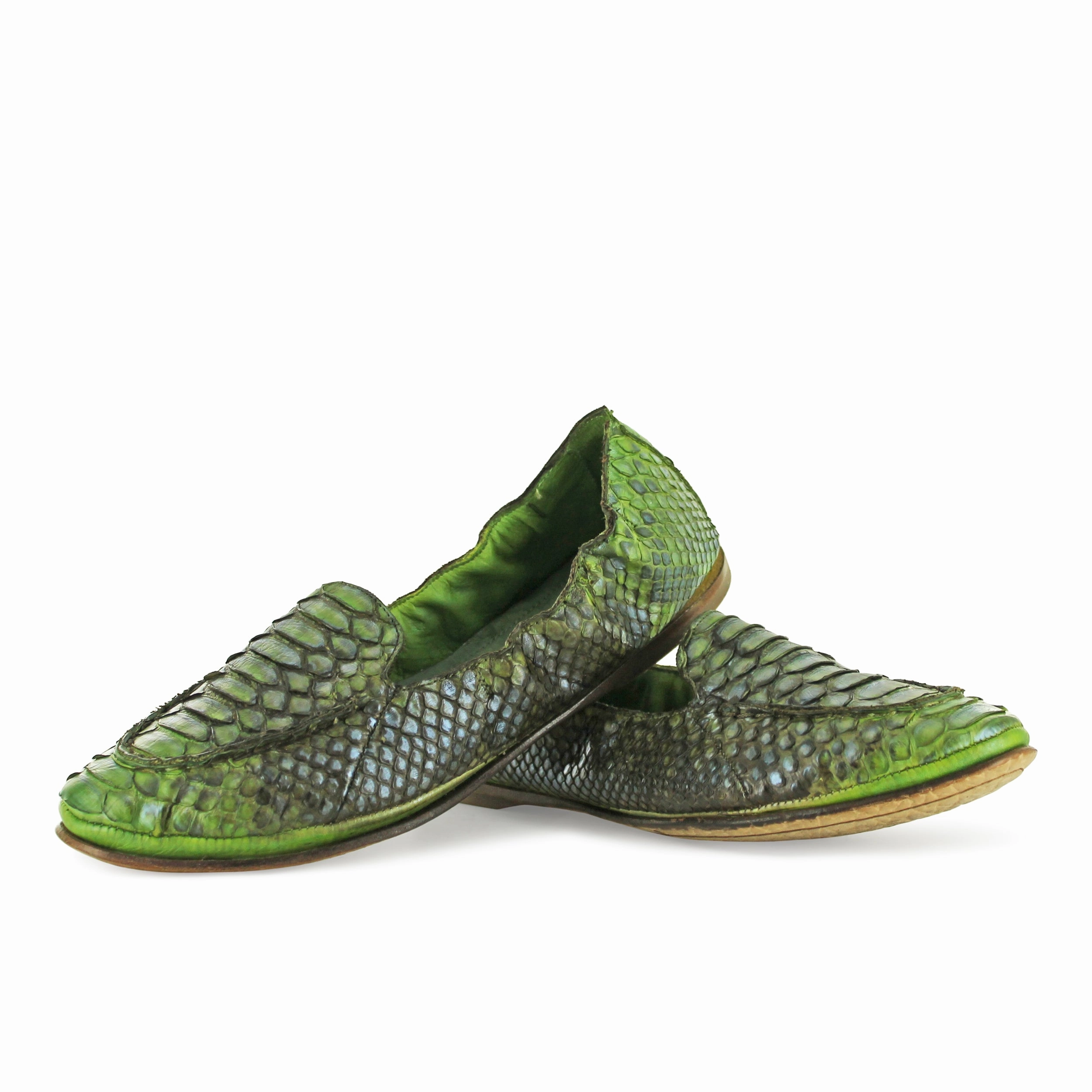 13/51 - Pitone Verde Loafers Star