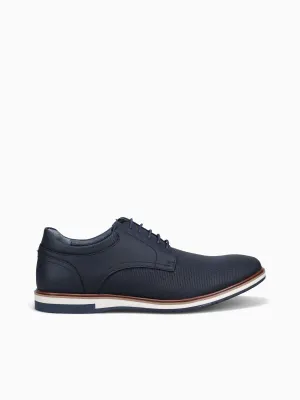 Bluchers Vs Oxfords Cid Ld3595l5391 Navy Embossed Nbk