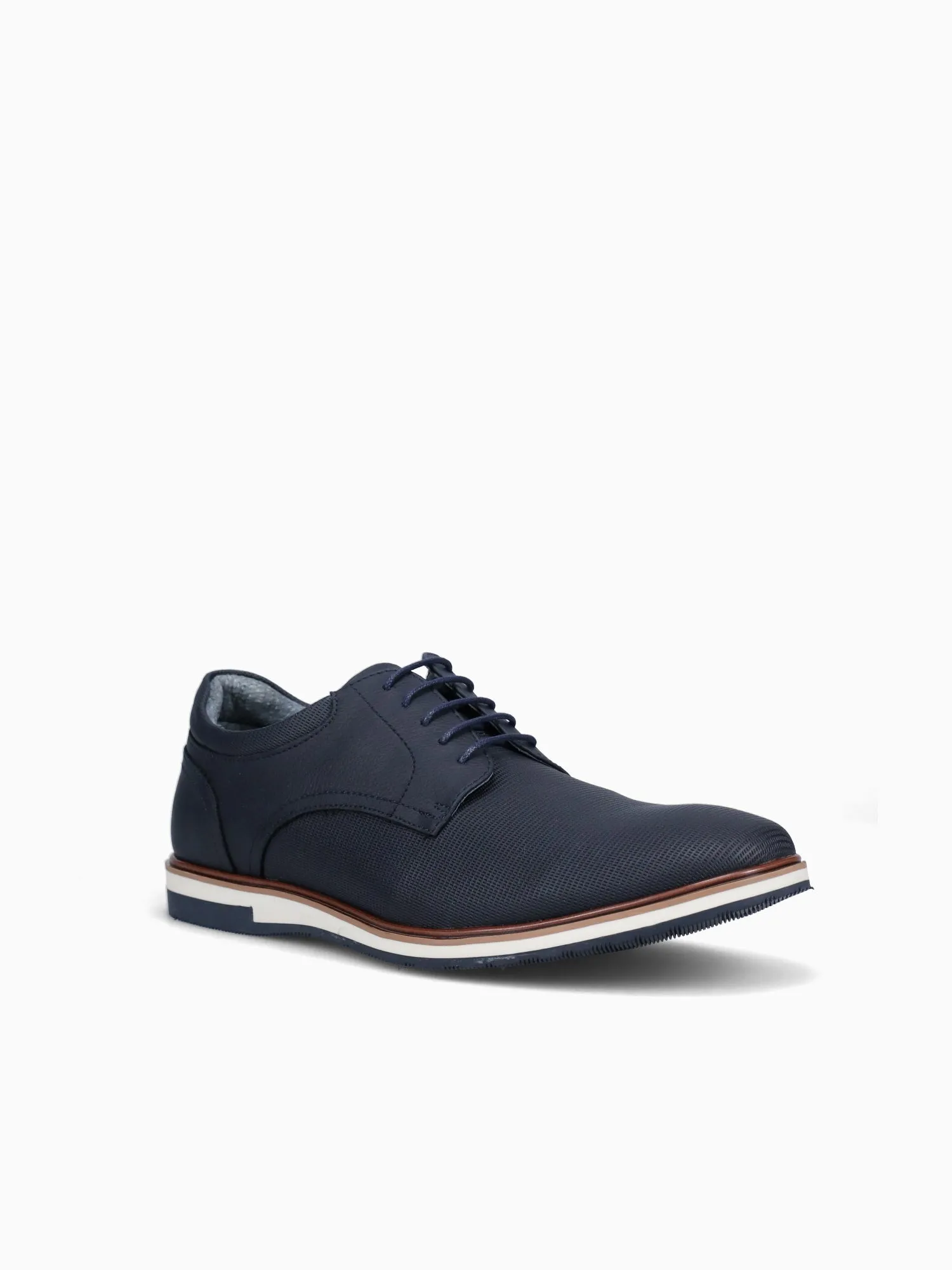 Cid Ld3595l5391 Navy Embossed Nbk Tap Oxfords