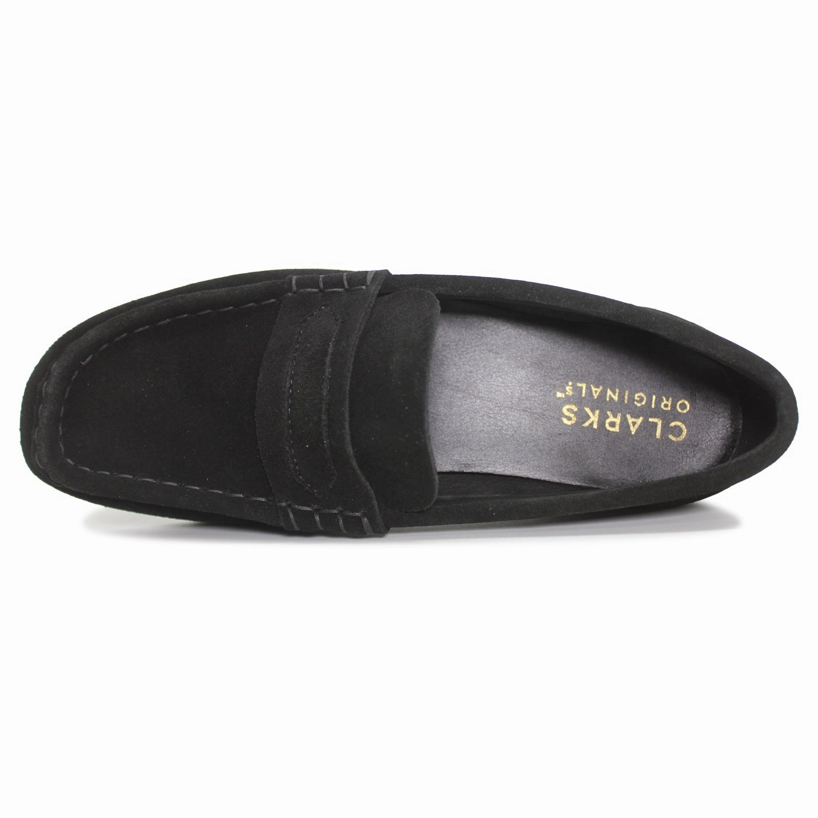 Suede Loafers Platform Clarks Originals Wallabee Loafer Suede Women's Loafers Black Shoes