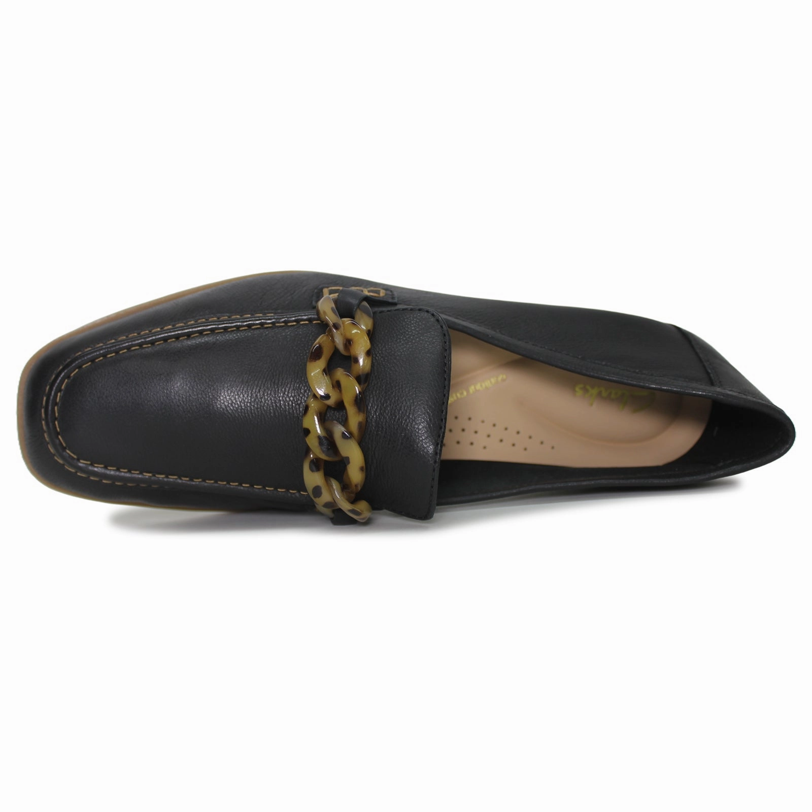 Clarks Sarafyna Iris Leather Women's Loafers Black Shoes Merrell Jungle Moc Loafers