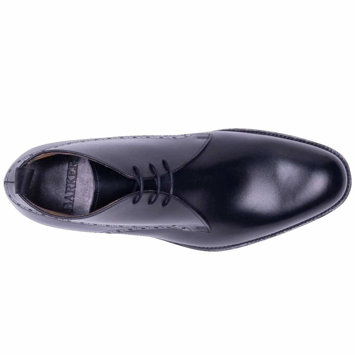 40% OFF BARKER Tyne Boots - Mens Chukka - Black Calf - Size: UK 10.5 Telemark Boots