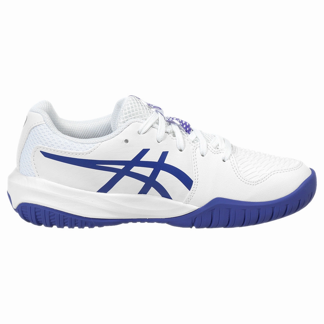 Tokyo Shoes Asics Asics Junior Gel-Resolution X GS - White/Dark Cobalt