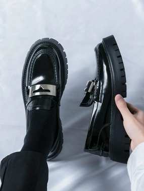 Michael Kors Penny Loafers Men's Formal Patent Leather & Pu Leather Fashionable Party Loafers