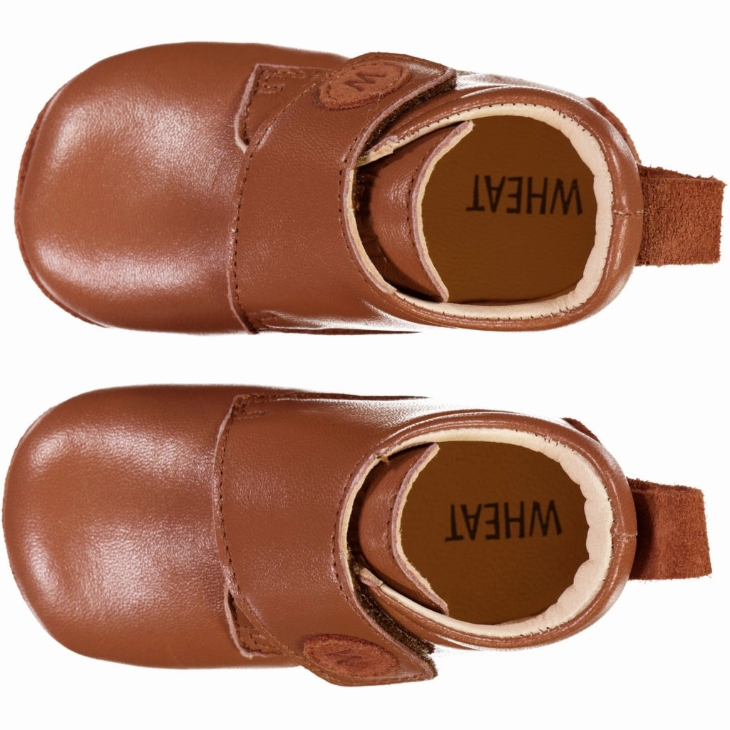 Slippers Super Mario Dakota Leather Indoor Shoe - amber brown