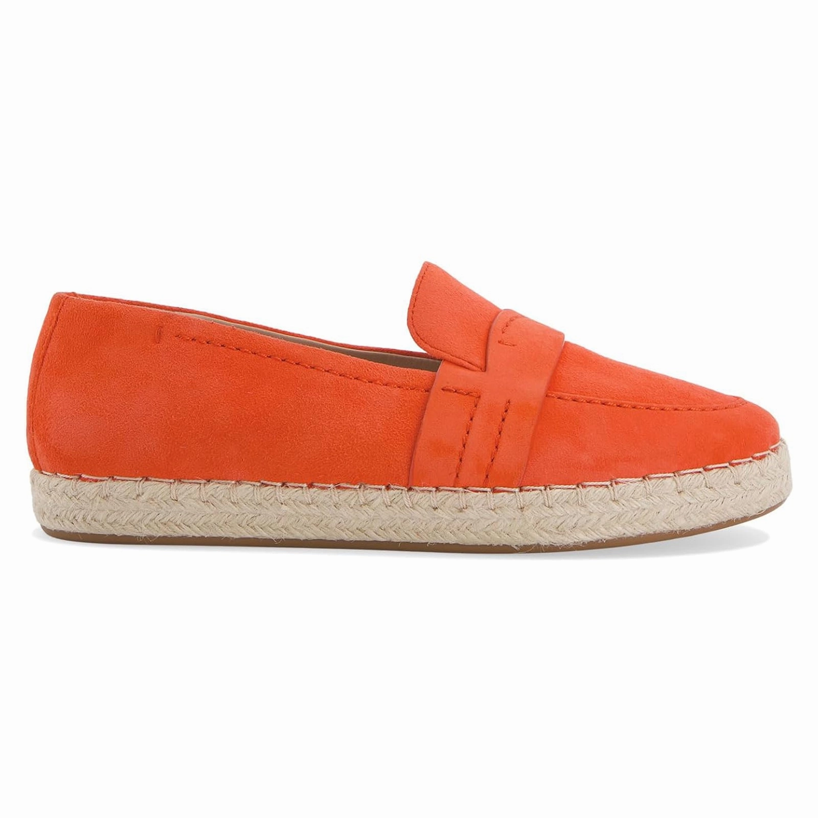Penny Loafers Heels Cole Haan Cloudfeel Montauk Suede Women's Comfort Nasturtium Shoes
