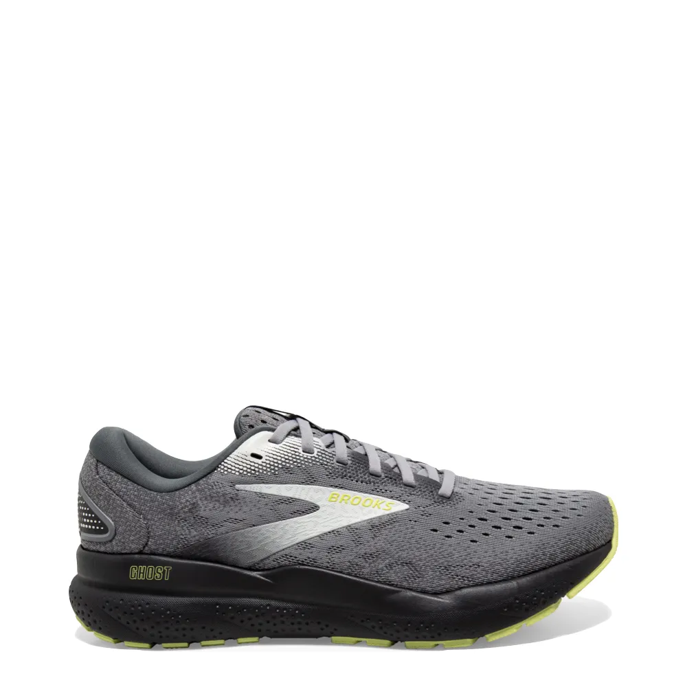 Brooks Men's Ghost 16 Sneaker in Primer/Grey/Lime Oxfords Word Of The Year