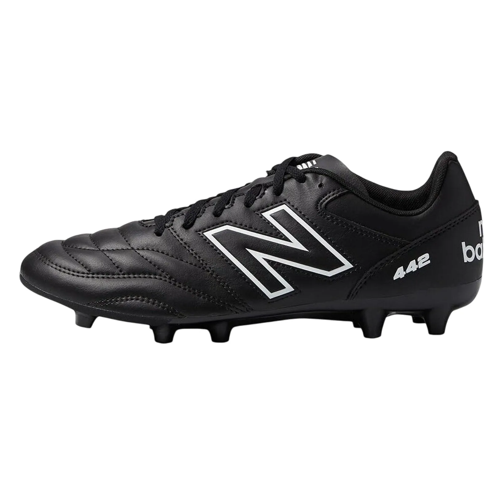 Superflys Soccer Cleats New Balance Boys 442 V2 Academy FG Soccer Cleats US 4 Wide Black Athletic NIB
