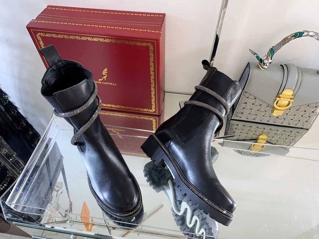 SE664   Size 4-11 Brown Heeled Boots