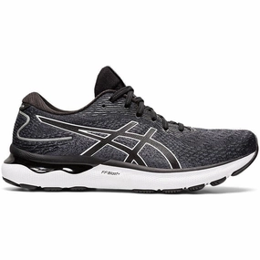 Asics Ankle Support Shoes Men's Asics Gel-Nimbus 24, Black/White, 8.5 D Medium