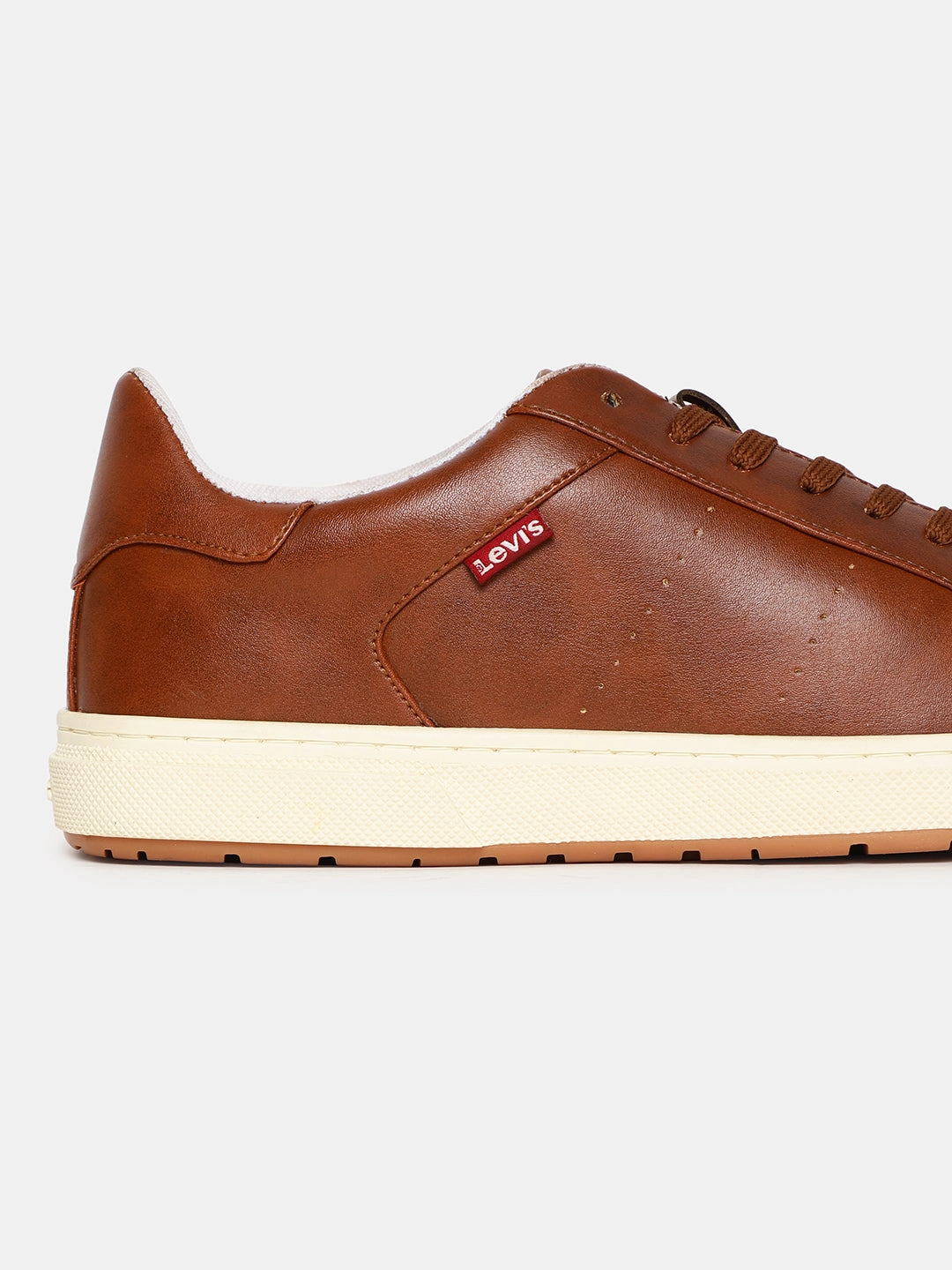 Wingtip Brogue Shoes Men's Tan Solid Shoes