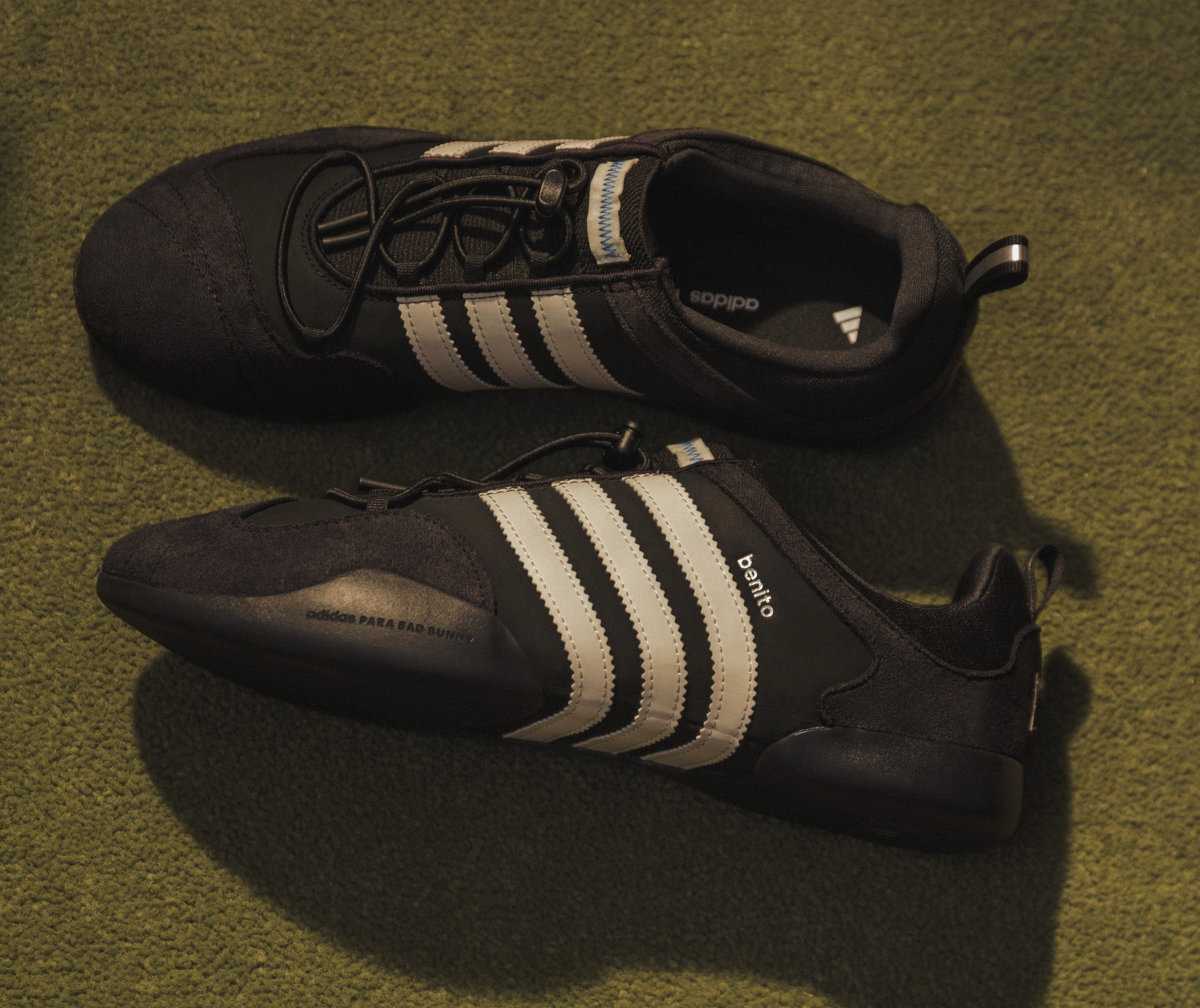 Ladies Heeled Brogues ADIDAS X BAD BUNNY BALLERINA BLACK WHIT