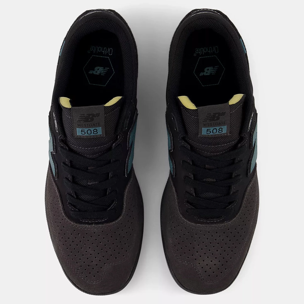 Yellow Sneakers New Balance New Balance Numeric Brandon Westgate 508 Black Cement Shoes