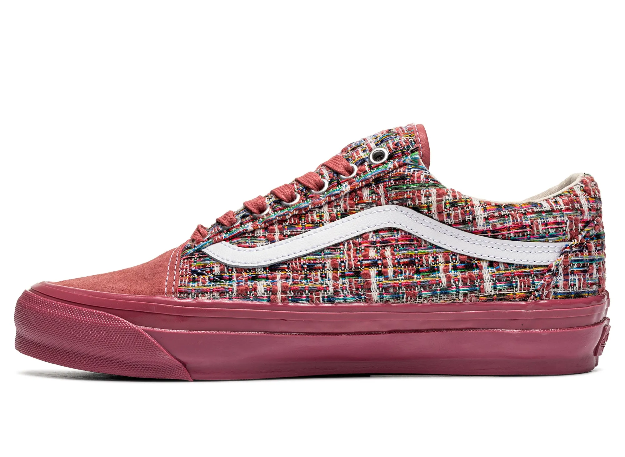 Lace Up Hiking Shoe Vans LX Old Skool in Tweed Mauvewood