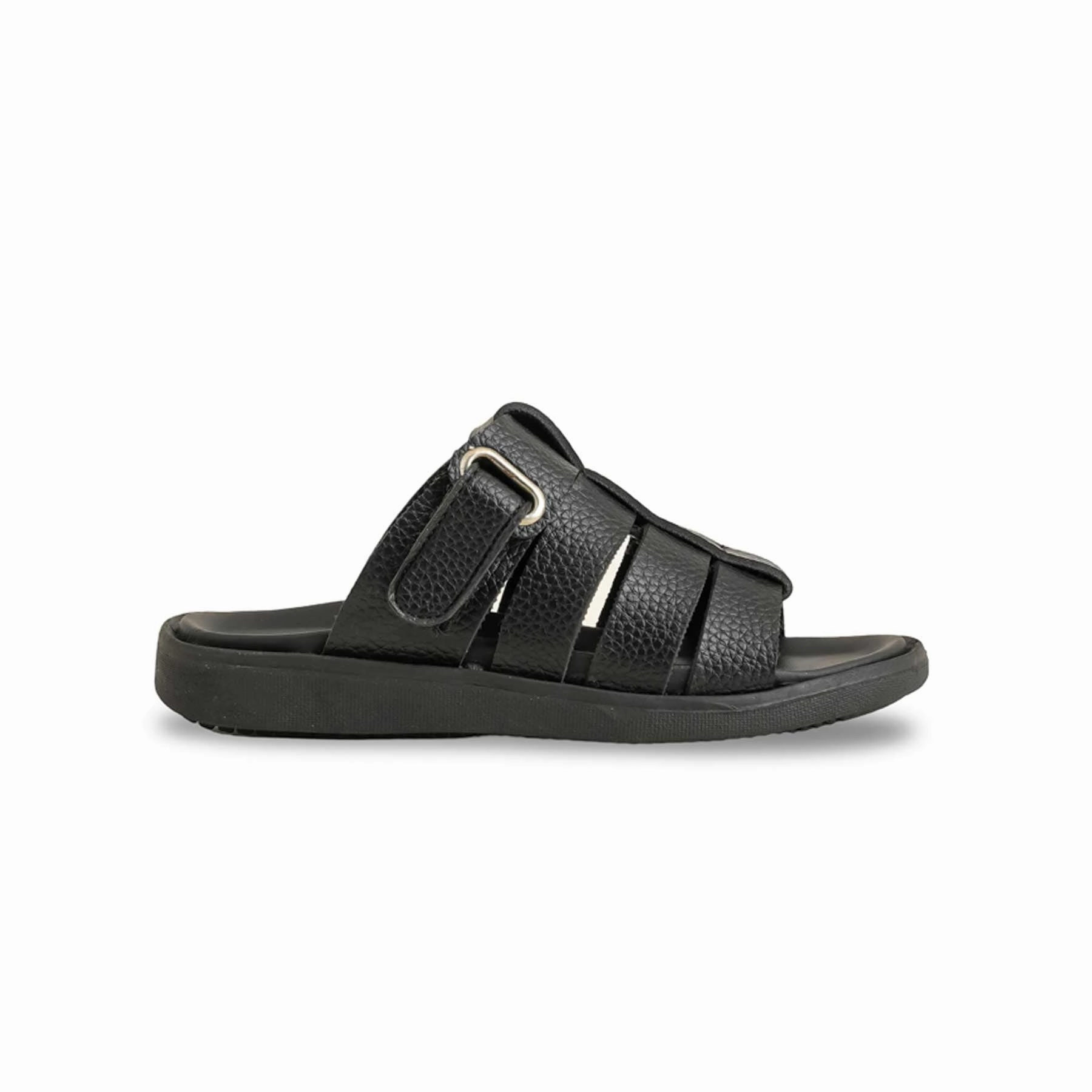 C Slide Boys Black Formal Slipper KD4715