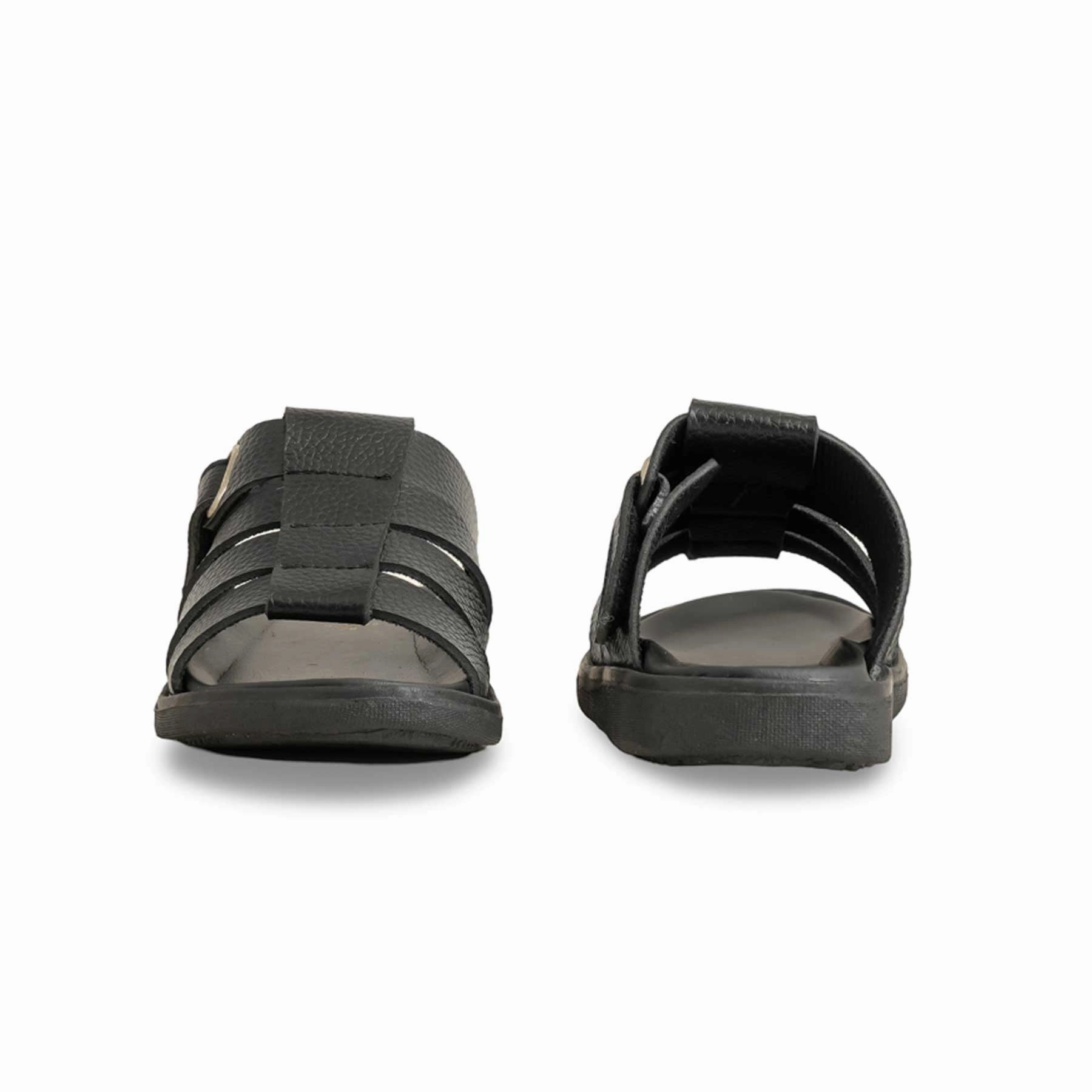 Boys Black Formal Slipper KD4715