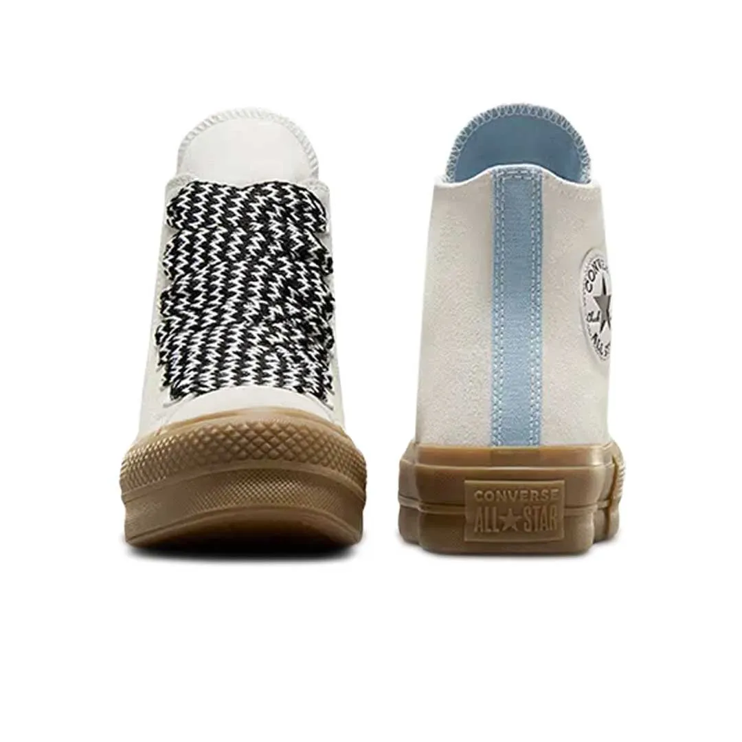 Converse - Women's Chuck Taylor All Star Lift High Top Shoes (A10414C) 8053 Trinity Waterproof Leather Casual Shoes