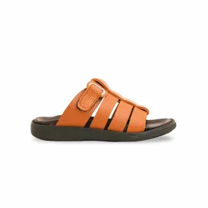 Ballet Crochet Slippers Boys Mustard Formal Slipper KD4715