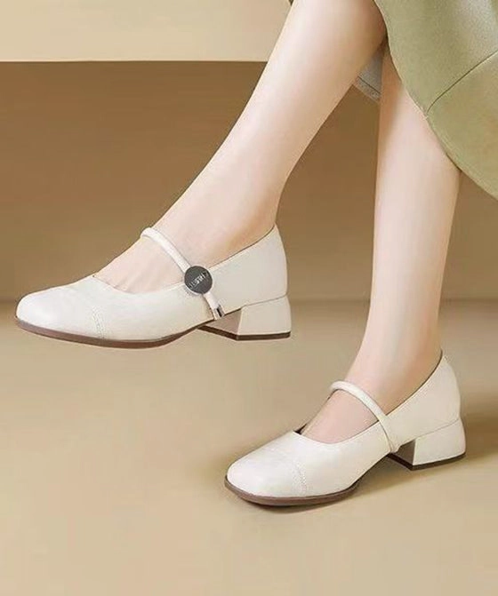 New Brown Faux Leather Loafer Shoes Splicing Buckle Strap YC018