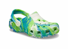 New Balance Pink Tennis Shoes CROCS Classic Glow Marbled Clog T