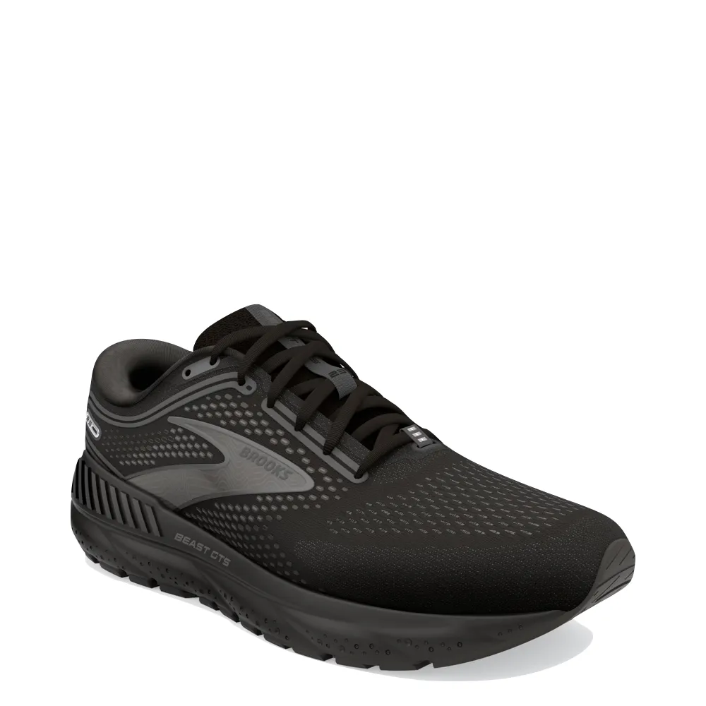 Brooks Men's Beast GTS 23 Sneakers in Black/Ebony/Gunmetal Best Football Shoes For Running