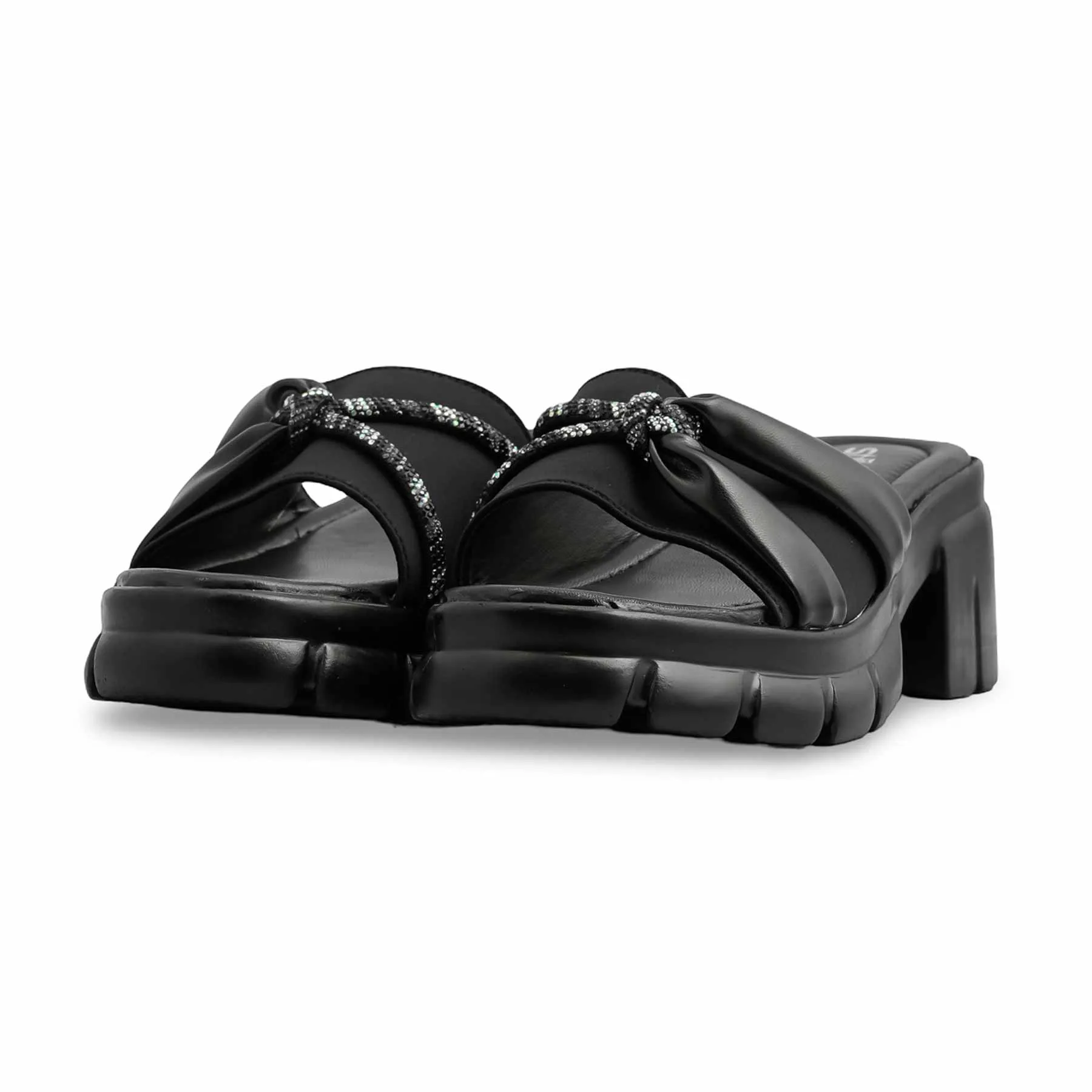 Black Formal Slipper PU0580