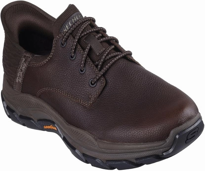 Lightweight Brogue Shoes Skechers USA Men's Respected-Garrett Loafer